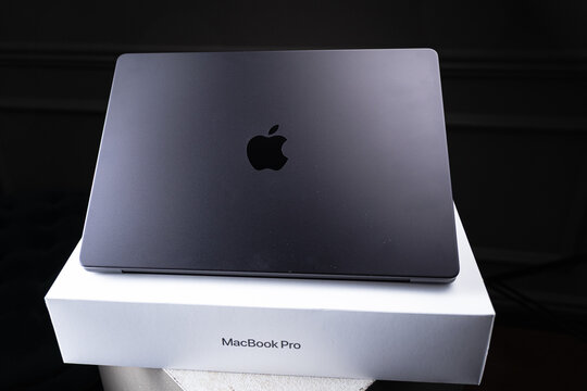 Kuala Lumpur, Malaysia - Aug 23, 2025 : Apple's popular product, Macbook Pro with M5 chip expected to be launched in Q4 2025 might be launched in Q1 2026 instead.