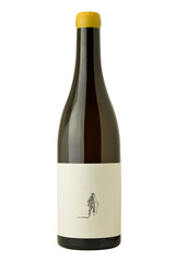 Minimalist Wine Bottle PNG with Empty Label