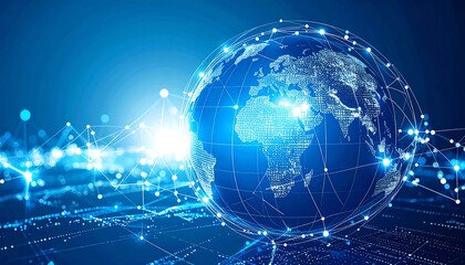 Global network concept illustration