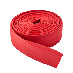 Flexible red silicone gasket roll for sealing plumbing joints and heat insulation applications