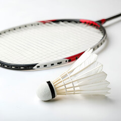 A lightweight badminton shuttle.