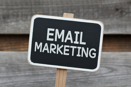 Email Marketing Sign for Digital Campaigns and Low Feedback Analysis, Promoting Online Engagement and Targeted Communication Strategies