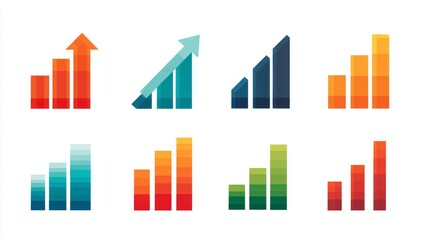 Upward business growth chart with rising arrow, 3d bar graph showing profit increase, financial success and progress diagram symbolizing career development, economic strategy, future opportunities, an