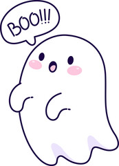Cute Ghost Character