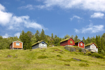 Almlandschaft in Norwegen