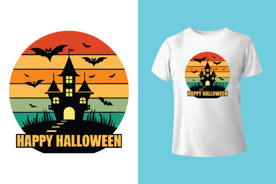 boo boo crew hello ween t-shirt design