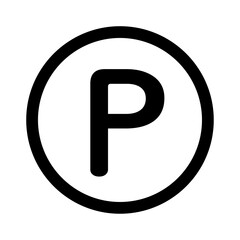 ポイント（コイン）マークのアイコンイラスト001