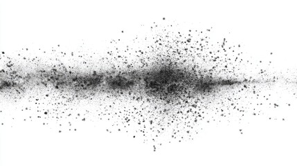 Fototapeta premium black dust cloud burst effect