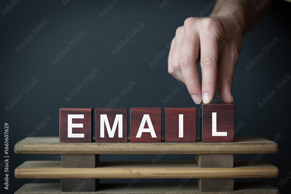 Aufkleber placing email blocks to enhance digital communication and address low feedback on correspondence for