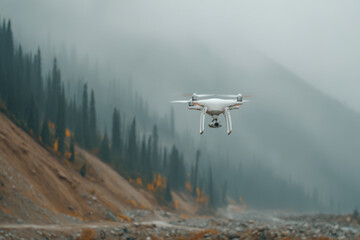 drones are assisting hikers in mountains during inclement weather ensuring their safety