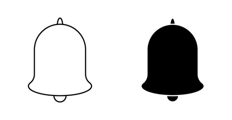 Bell Vector Icon - Notification Illustration