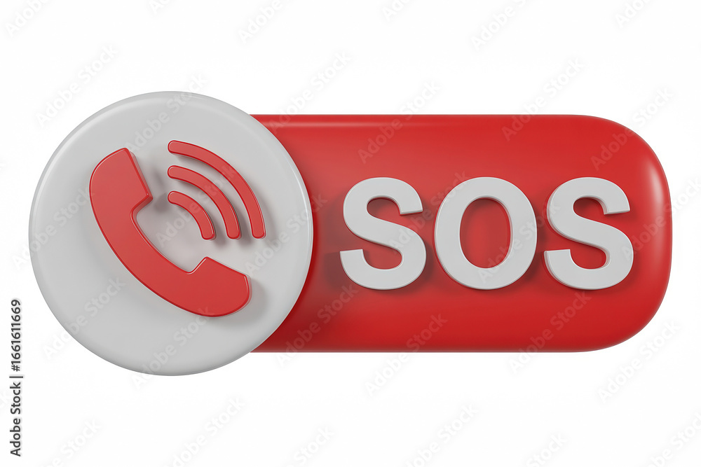 Poster urgent assistance sos button with low feedback design emergency call icon for immediate help and sup