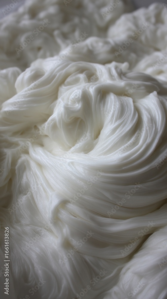 Poster wax texture in solidified state showcasing smooth, swirling patterns and intricate layers of materia