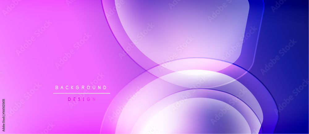 Poster abstract purple design. smooth flowing shapes create dynamic visual effect. modern background for pr