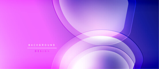 Abstract purple design. Smooth flowing shapes create dynamic visual effect. Modern background for presentations, websites.