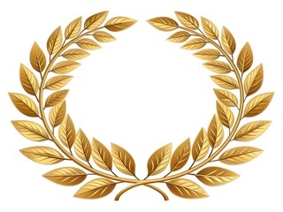 gold laurel wreath