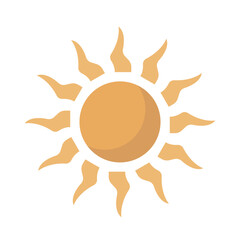 Sun Vector icon which can easily modify or edit