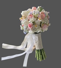A stunning bouquet of fresh roses, carefully arranged to create a timeless display of elegance and...