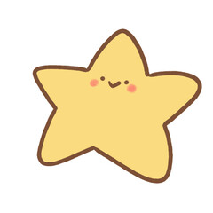 Pastel Yellow Star