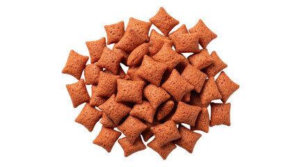 Isolated Cereal Squares Pile