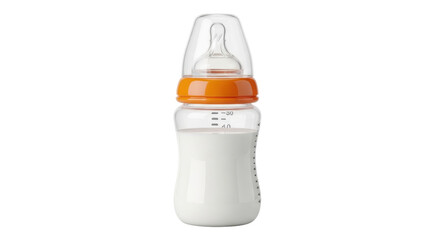 Isolated Baby Bottle with Milk