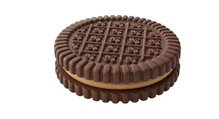 Isolated Chocolate Cookie