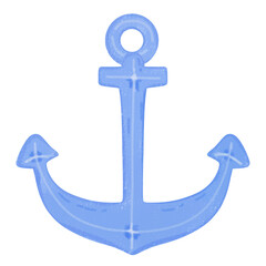Anchor Watercolor Illustration, Sea Adventure Theme
