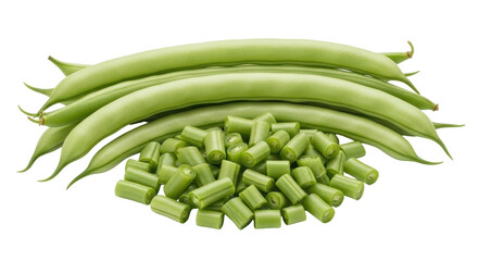 Isolated Green Beans