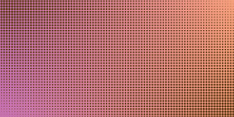 Gradient Pixelated Abstract Background in Warm Tones of Pink and Orange