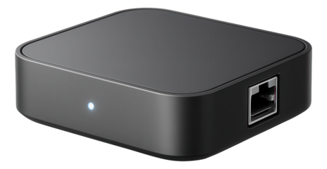 Home automation bridge with Ethernet port and cloud syncing capabilities for smart device integration