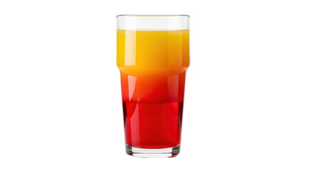 Isolated Tequila Sunrise Drink