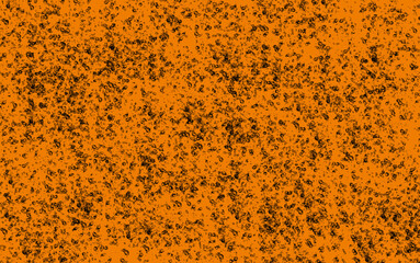 Water drop on orange background or water drops texture.