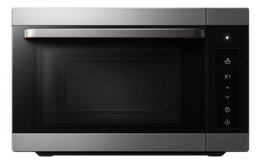 Fototapeta premium Built-in microwave oven with a digital panel and sensor cooking technology