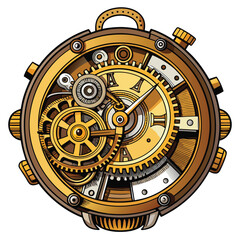 high-detail-mechanical-watch-vector--gears-and-spr.eps
