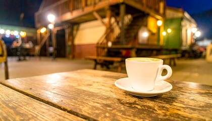 Coffee in quiet ambiance