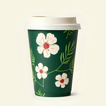 paper cup with design