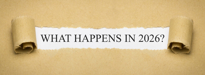 What happens in 2026?