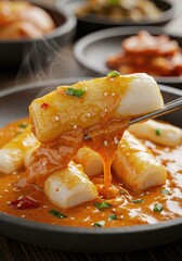Spicy Korean street food,  Tteokbokki