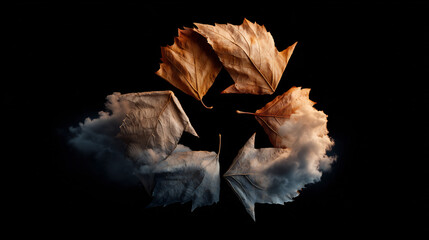 A glowing conceptual mind map shaped like a tree against a vast, starry night sky background