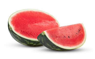 half watermelon isolated on transparent png