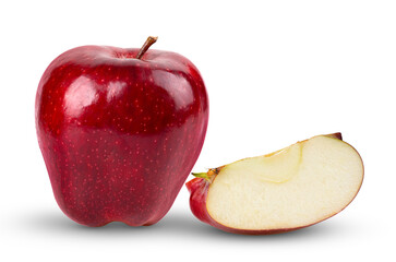apple isolated on transparent png ( Image from camera)