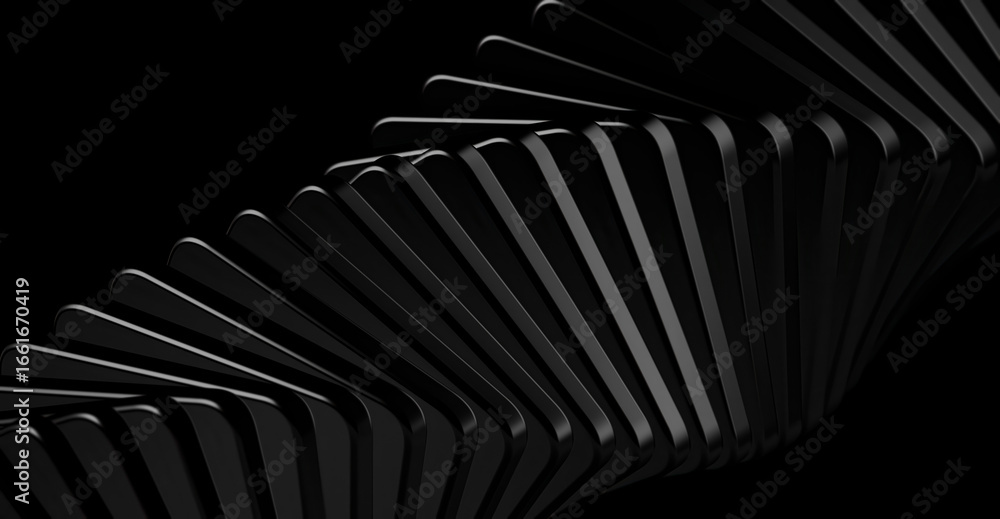 Poster abstract geometric design against a dark backdrop, creating a modern and eye-catching visual