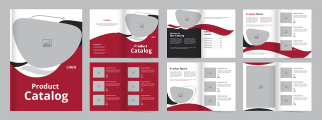 Multipurpose Product Catalog design template layout print
