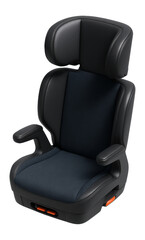 Slim-fit ISOFIX child seat with high back and foldable armrests