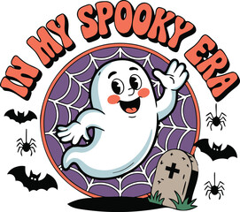 Spooky Ghost Halloween Design In My Spooky Era