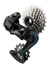 Ten-speed rear derailleur with a wide-range cassette