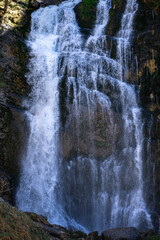 View of one of the cascading waterfalls in the park Wasserloch-Klamm-Palfau, Styria, Austria