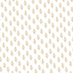 Financial texture in the form of repeating money symbols.