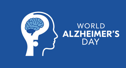 Celebrate world alzheimer's day, vector illustration design