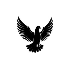 Colorful Pigeon Bird Vector Illustration